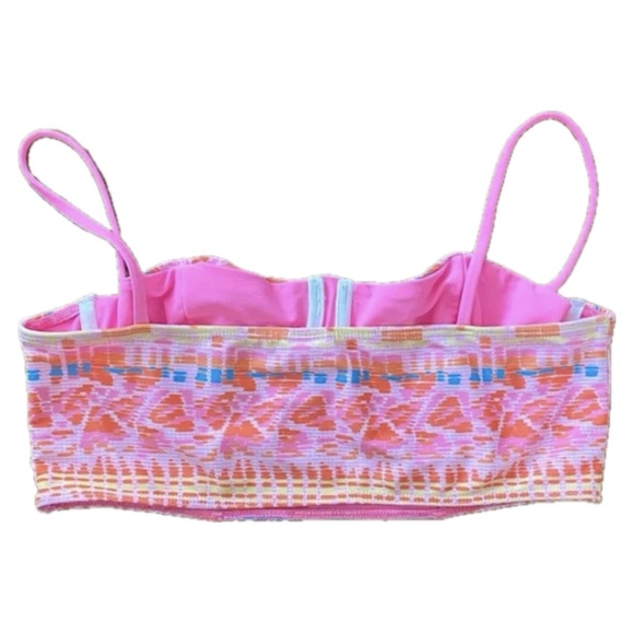 Lolli Swim Carnival Bikini Top. Underwire, Long Line Bralette. Balconette - Picture 3 of 7